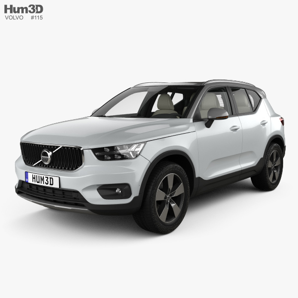 Volvo XC40 with HQ interior 2020 3D model
