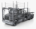 Volvo VAH (200) Car Carrier Truck 2015 3d model wire render