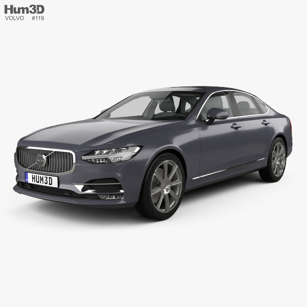 Volvo S90 with HQ interior 2020 3D model