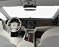 Volvo V90 T6 Cross Country with HQ interior 2019 3d model dashboard