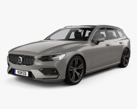 Volvo V60 T6 Inscription 2021 Modèle 3D