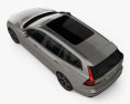 Volvo V60 T6 Inscription 2021 3d model top view