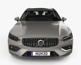 Volvo V60 T6 Inscription 2021 3d model front view