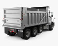 Volvo VHD 自卸车 4轴 2018 3D模型 后视图