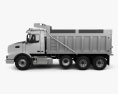 Volvo VHD 自卸车 4轴 2018 3D模型 侧视图