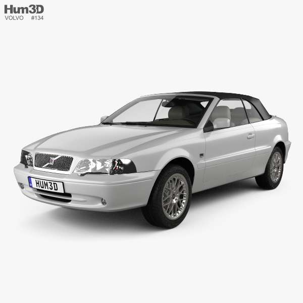 Volvo C70 convertible with HQ interior 2005 3D model
