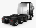 Volvo FH Globetrotter Cab Tractor Truck 4-axle with HQ interior 2017 3d model back view