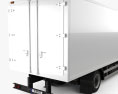 Volvo FL Box Truck con interni 2013 Modello 3D