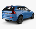 Volvo XC60 T6 R-Design with HQ interior 2020 3d model back view