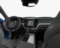Volvo XC60 T6 R-Design with HQ interior 2020 3d model dashboard