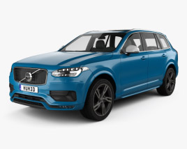 Volvo XC90 T6 R-Design 2018 Modello 3D