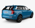 Volvo XC90 T6 R-Design 2018 3D模型 后视图