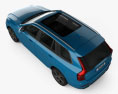 Volvo XC90 T6 R-Design 2018 3D模型 顶视图