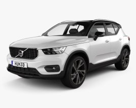 Volvo XC40 T5 R-Design 2020 3D model