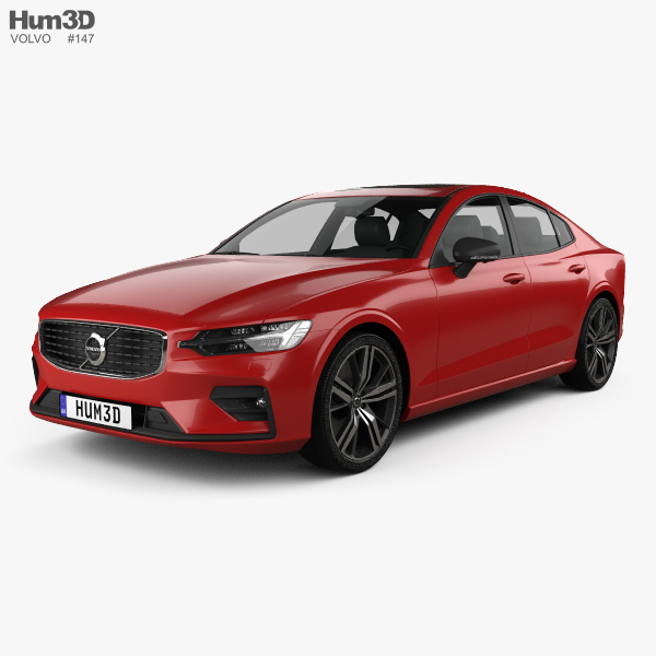 Volvo S60 T6 R-Design 2021 3D 모델 