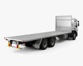 Volvo FE Flatbed Truck 2021 3d model back view