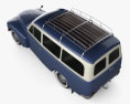 Volvo PV445 PH Duett 1958 3D模型 顶视图