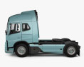 Volvo Electric Tractor Truck 2020 3d model side view