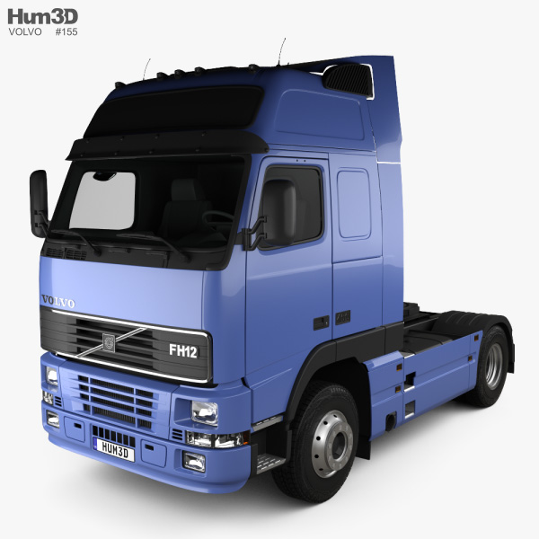 Volvo FH12 Globetrotter XL Camión Tractor 2 ejes 1995 Modelo 3D