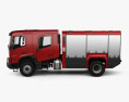 Volvo FMX Crew Cab 消防车 2020 3D模型 侧视图