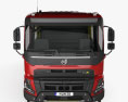 Volvo FMX Crew Cab 消防车 2020 3D模型 正面图