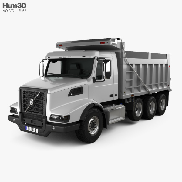 Volvo VHD Dump Truck 4-axle 2022 3D model