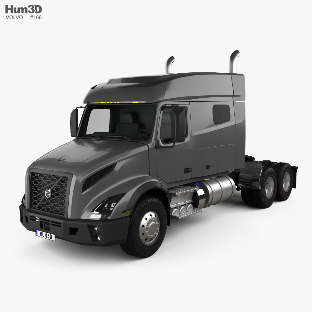 Volvo VNX 740 트랙터 트럭 2022 3D 모델 