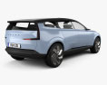 Volvo Recharge 2022 3D模型 后视图