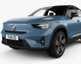 Volvo C40 Recharge with HQ interior 2022 3d model