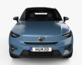 Volvo C40 Recharge with HQ interior 2022 3d model front view