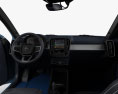 Volvo C40 Recharge com interior 2021 Modelo 3d dashboard