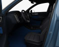 Volvo C40 Recharge com interior 2021 Modelo 3d assentos
