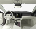 Volvo V60 T6 Inscription con interni 2018 Modello 3D dashboard