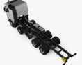 Volvo FH-540 Sleeper Cab Chassis Truck 4-axle 2021 3d model top view