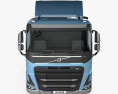 Volvo FM Chassis Truck 4-axle 2020 3d model front view