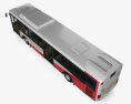 Volvo B7RLE Bus with HQ interior and engine 2015 3d model top view