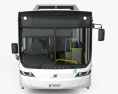 Volvo B7RLE Bus with HQ interior and engine 2015 3d model front view