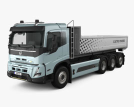 Volvo FMX Electric Tipper Truck 2020 3D model
