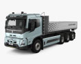 Volvo FMX Electric 自卸式卡车 带内饰 2020 3D模型