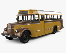 Volvo LV224 Bus 1953 3D-Modell