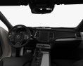 Volvo XC90 T5 з детальним інтер'єром та двигуном 2015 3D модель dashboard