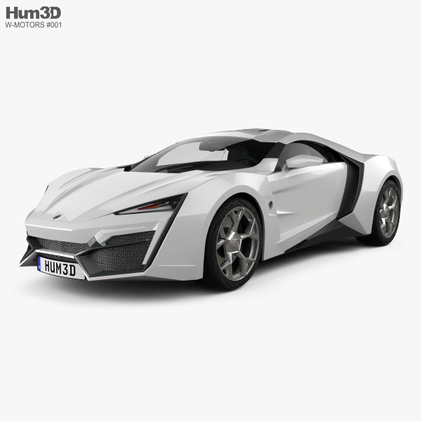 W Motors Lykan HyperSport 2014 3D模型