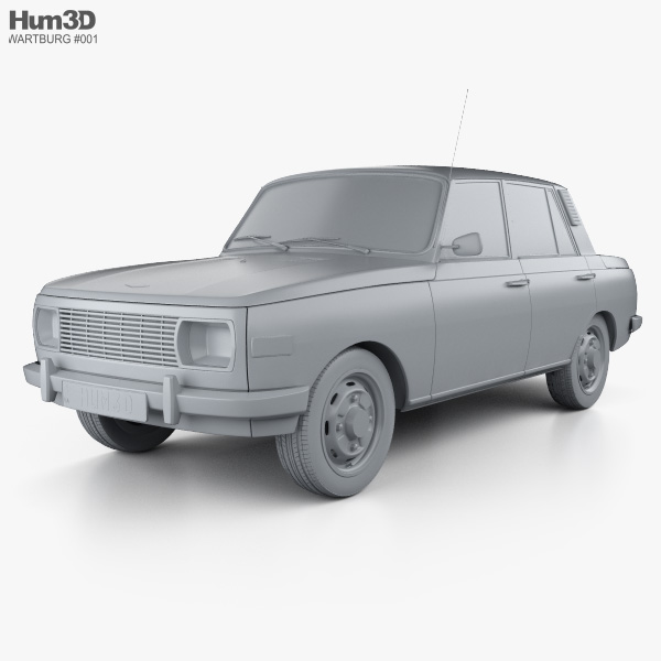 Wartburg 353 1991 3D model - Vehicles on Hum3D