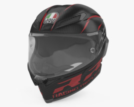 AGV Pista GP RR ECE DOT Multi Racing Helmet 3D model