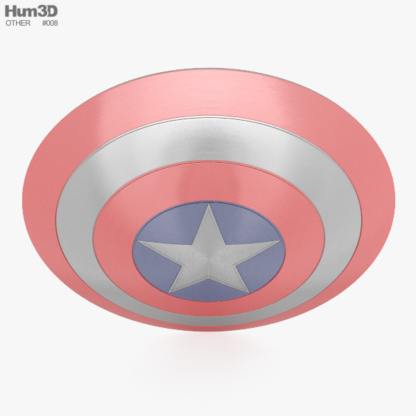 Captain America Shield 3D model - Weapon on Hum3D