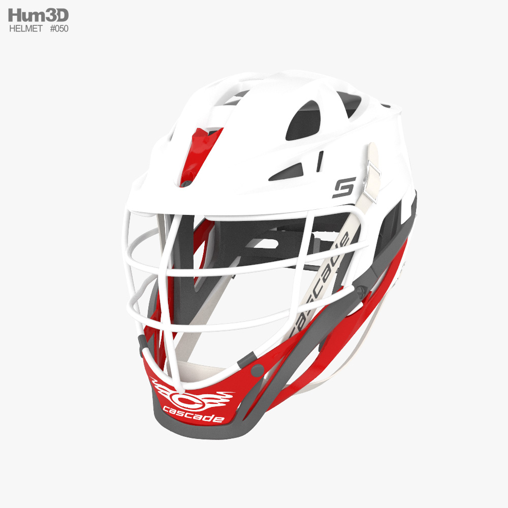 Cascade S 라크로스 헬멧 3D 모델 