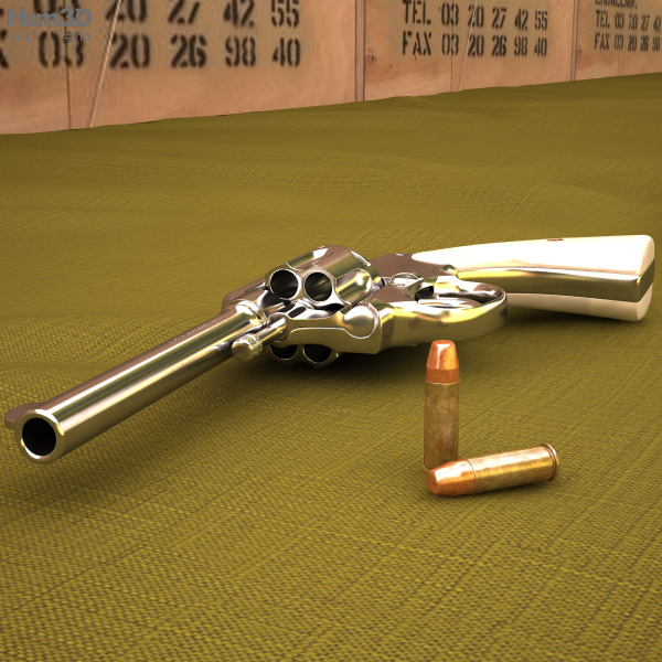 Colt Polizia Positive 5-inch Modello 3D