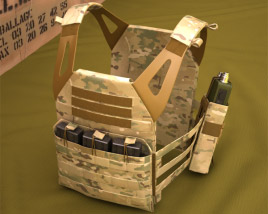 Jumpable Plate Carrier Modelo 3d