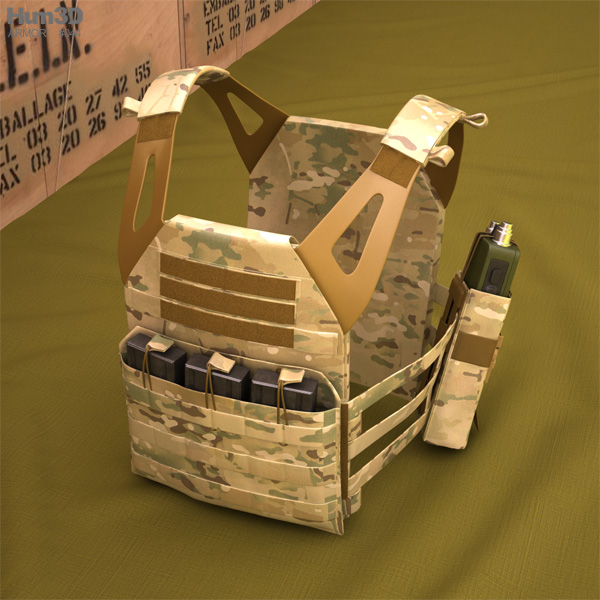Jumpable Plate Carrier 3D-Modell