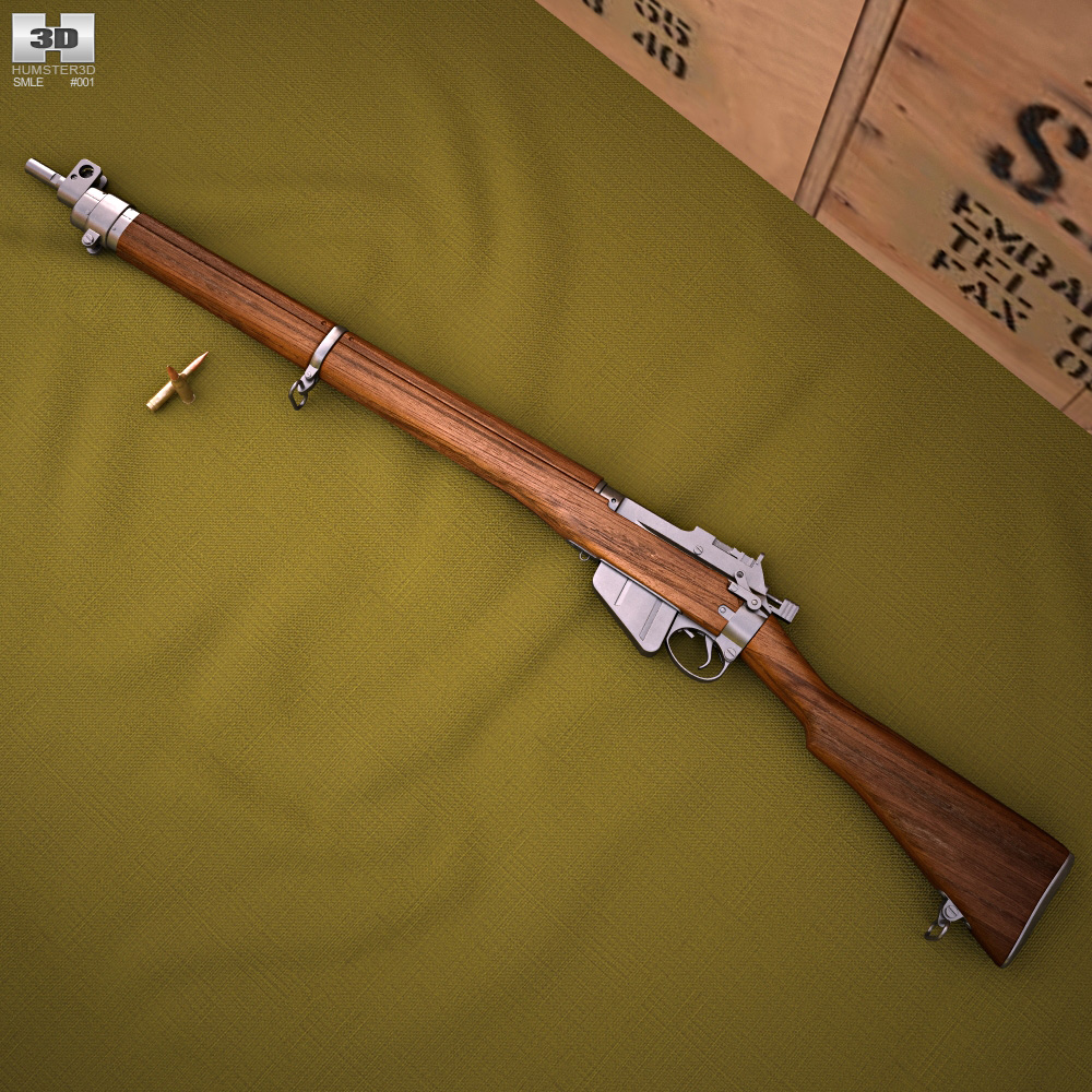 Lee Enfield Rifle 3D model